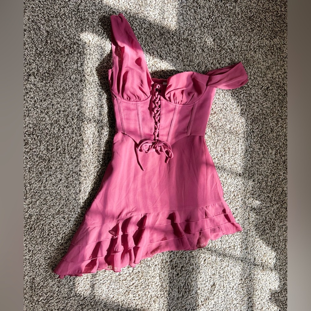 Oh Polly Pink Mini Dress